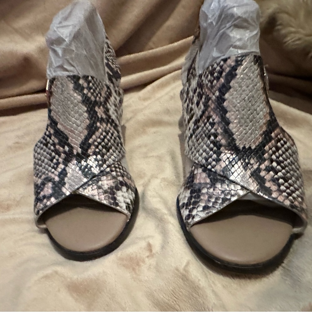 Cole Haan Python Print Leather Sandals - image 6
